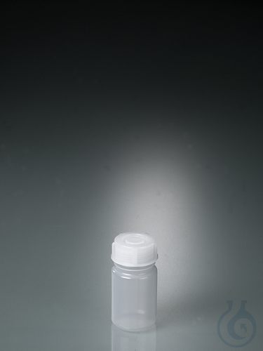 Wide-necked bottle, LPDE, round, 50 ml, w/ cap