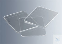 Cover glasses, for counting chambers and haemacytometers