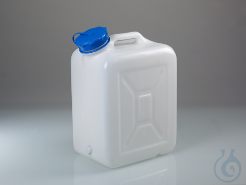 Wide-necked jerrycan, w/o thread, HDPE, 30l, w/cap