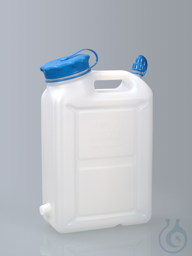 Wide-necked jerrycan, w/ thread, HDPE, 10l, w/ cap