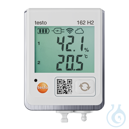 testo 162 H2 - Online data logger with, display and connections for temperature
