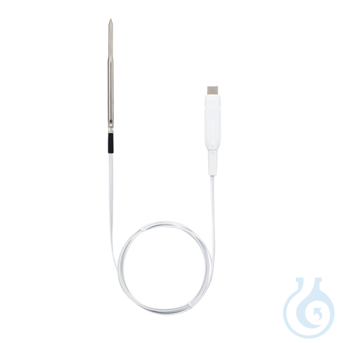Temperature cable probe, digital, with, Pt100 temperature sensor
