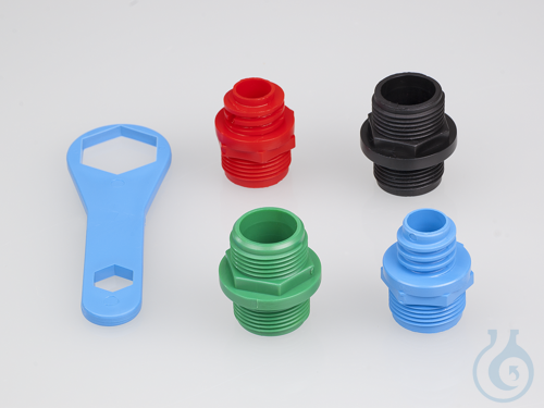 Thread adapter set 3/4'' (4 adapters , hexogon.key)