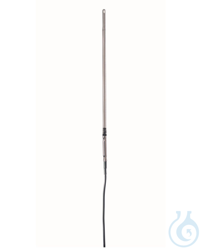 Glass-coated laboratory probe, with, Pt100 temperature sensor