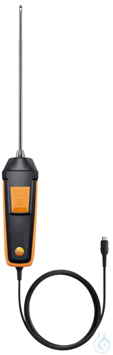Robuuste, snelwerkende luchtsonde, digitaal, met Pt100-temperatuursensor