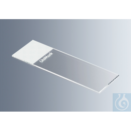 Microscope slides UniMark® white, cut edges