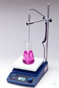 Magnetic stirrer MSH-D with Jog-shuttle and heating, stand rod, Pt-100