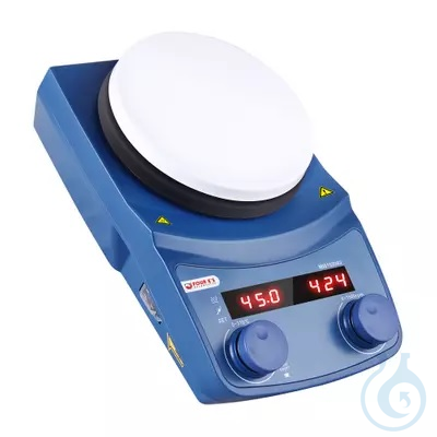 Magnetic stirrer with round heating plate , type LED 2002 LED