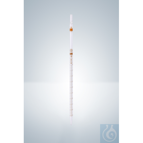 GRAD. PIPETTES B 5:0,1 ML, AMBER STAIN GRADUATION