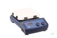 Magnetic stirrer with glass ceramic plate and led-display
