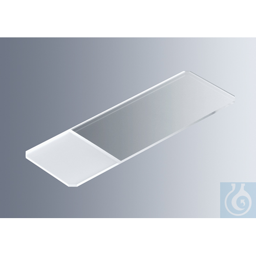 Microscope slides, ground edges, clipped corners