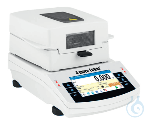 Moisture Analyzer 4moreLabor MA 110 Intuitive and simple user guidance Automatic