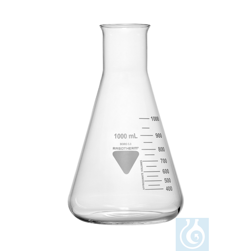 Rasotherm Erlenmeyerkolben weithals, (Boro 3.3), 100 ml