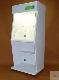 Mobile gas flue with filter,