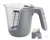 Messbecher mit Waage, grau