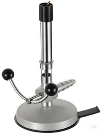 Bunsen Burner Bottle gas, DIN type, double lever stop-cock, pilot flame