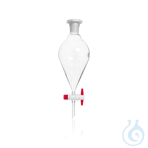 DURAN® Separating Funnel with PTFE key, conical shape