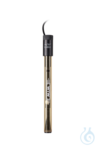 Ag/S 800 DIN, Silver ion/sulfide combined ion selective electrode, 1 m (3.3 ft)