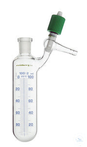 Nitrogen tube, 100 ml, graduated, socket size 29/32,