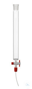 Chromatography column, FH 750 mm, I-Ø 90 mm, socket size 45/40,