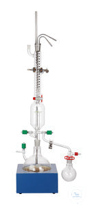 Solvent circulation apparatus, low form, Dimroth condenser,
