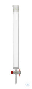 Chromatography column, FH 750 mm, I-Ø 60 mm, socket size 45/40,