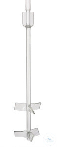 KPG-stirring shaft, WG 16, lenght 460 mm, for reaction vessels 2000 ml,