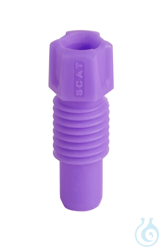 PFA fitting, 2,3 mm OD, violet