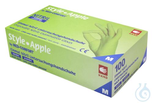 neoChoice Nitril Einmalhandschuhe Apfel (Apple), Gr. XS, 100 Stück/Box