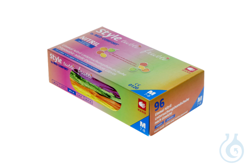 neoChoice Nitril Einmalhandschuhe Tuttifrutti, Gr. L, 96 Stück/Box