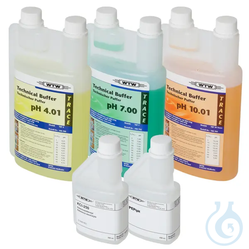 SORT/TEP/TRACE, Calibration and maintenance set with technical buffer solution 3