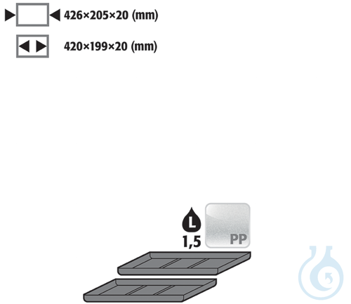 carter inliner PE ruw voor UB90 B590 426x205x20