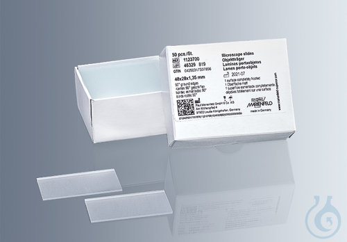 Microscope slides 48x28 mm,