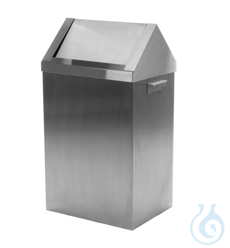 Safety litter box, 18/10 Steel, 400 x, 300 x 740mm