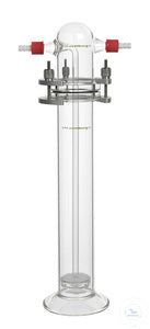 Gas washing bottle, 500 ml, long form, with filter disk P 1