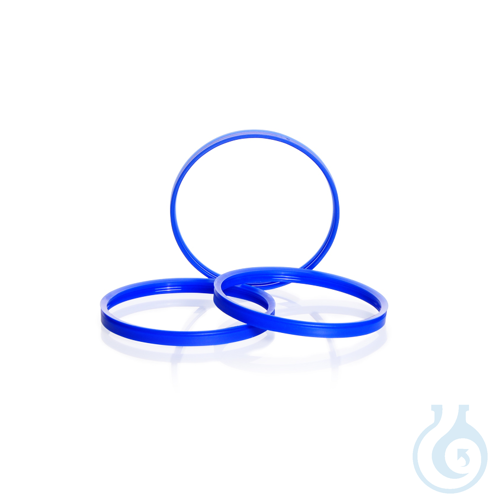 DURAN® GLS 80® Pouring Ring, wide mouth, PP, blue