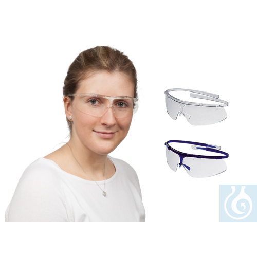 Uvex UV-Schutzbrille super g, Bügel kristall, Scheiben farblos HC-AF