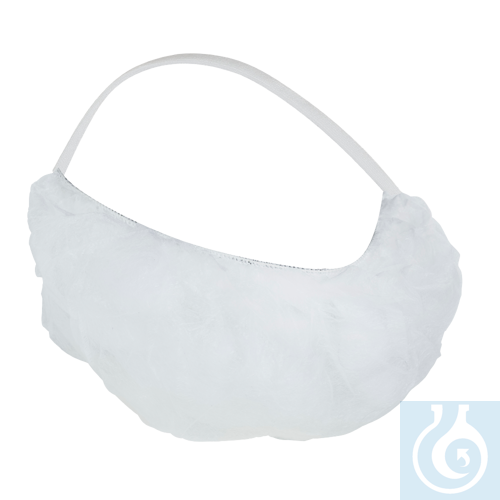 neoChoice Einmal Bartschutz, weiß, PP-Vlies, 100 Stk/Beutel