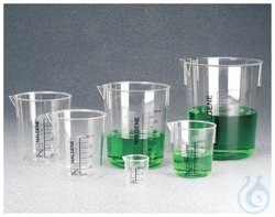 Nalgene™ PMP Griffin Low-Form Plastic Beakers