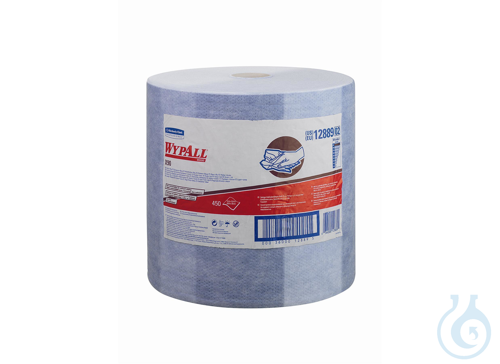 WypAll® X90 PowerClean - Großrolle / Blau Lagen: 2 Größe: 32,00 cm x 29,90 cm