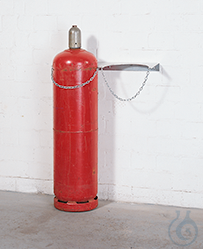 gas cylinder retainer steel galv., for 2 bottles (?320), 744x221x60