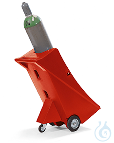 gas cylinder trolley PE, for 1 bottle (?to 320), 495x800x1110