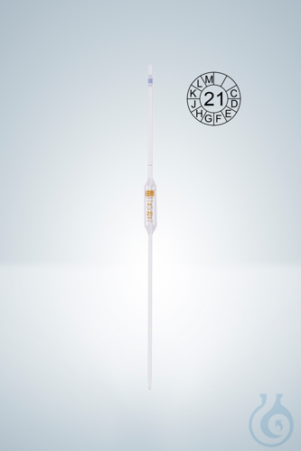VOLUMETRIC PIPETTES AS 8 ML, CC, AMBER GRADUATION
