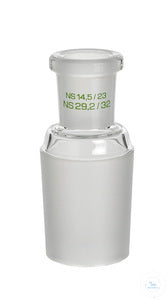 Adapter, socket size 14,5/23 to cone size 19/26