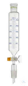 Dropping funnel, 100 ml, graduated, cone/socket size 14,5/23,