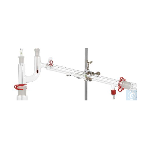 Distilling link/Claisen type with fused on Liebig condenser