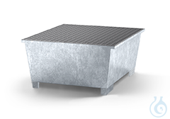 KTC/IBC station steel with galvanised grid 1350x1650x710