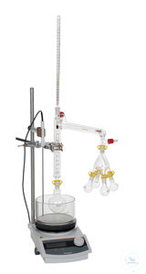 Vigreux column with vacuum jacket