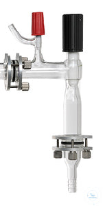 Vacuum shut-off valve 0-15 mm, 2x flange DN 25