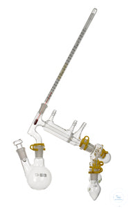 Short distillations apparatus for micro quantities, modified
